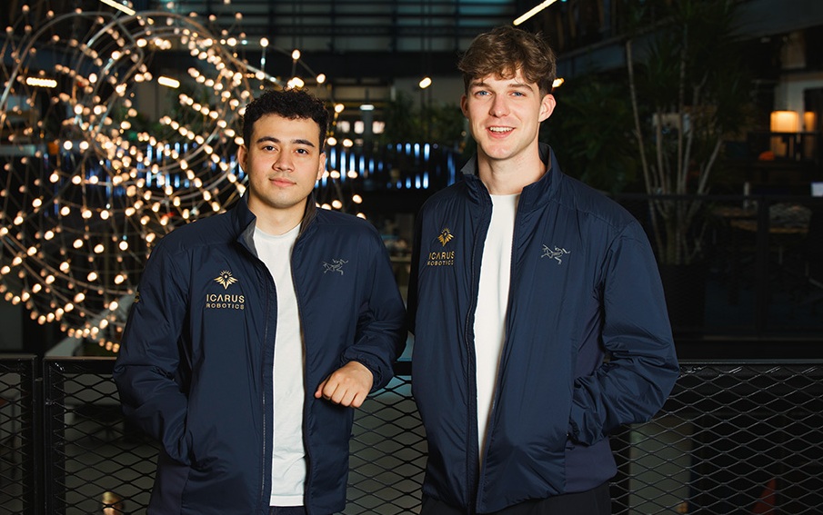 V levo CEO Ethan Barajas a v pravo Jamie Palmer CTO a spoluzakladatel Icarusu